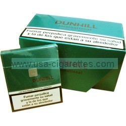 Dunhill International green box cigarettes